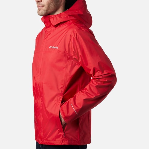 Columbia Omni-Tech Ampli-Dry Shell Jacket Red L